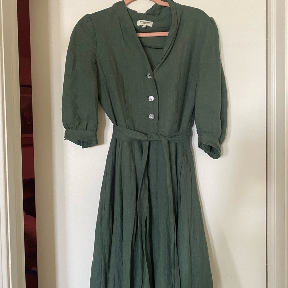 European Linen Dress - Picture 4 of 8